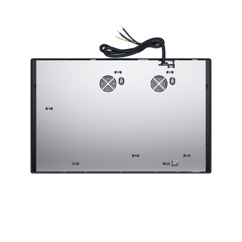 Whirlpool Kookplaat WTX8015DCF Zwart Induction vitroceramic Back / Lateral