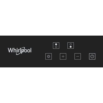 Whirlpool Encimera WRD 6030 B Negro Radiant vitroceramic Control panel