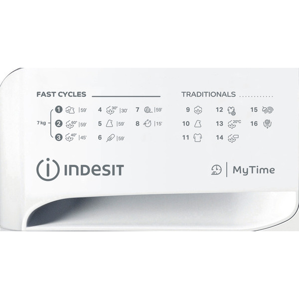 Indesit Пральна машина Соло OMTWE 71483 W EU Білий Front loader A+++ Program