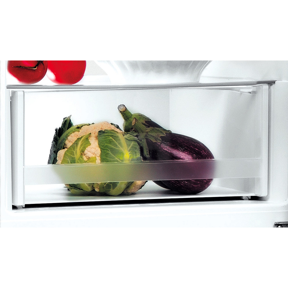 Indesit Hűtő/fagyasztó kombináció Szabadonálló LI8 S2E X Inox 2 doors Drawer