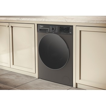 Whirlpool Maşină de spălat rufe Independent WAM 86GBC EE Manhattan Grey Încărcare frontală A Lifestyle perspective