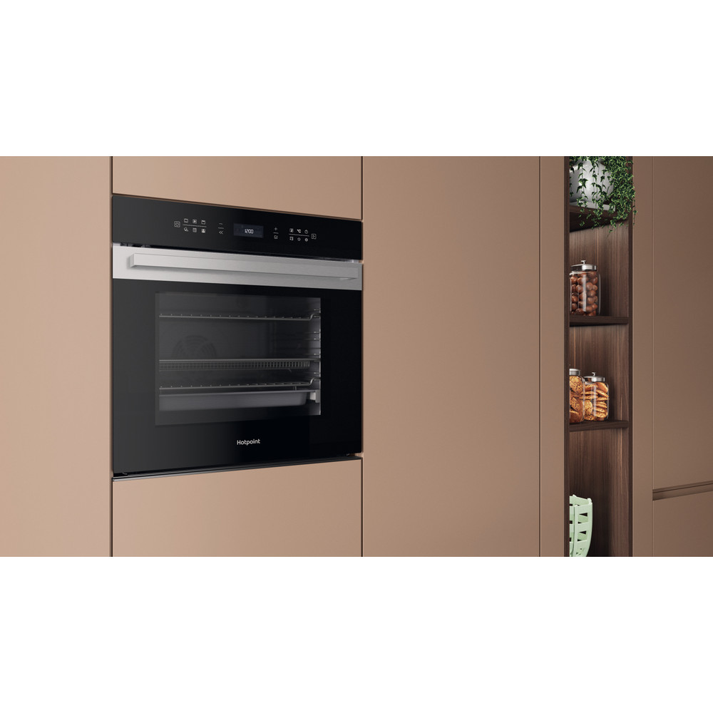 Hotpoint OVEN Built-in HOI78PT1SXUK Electric A+ Lifestyle perspective