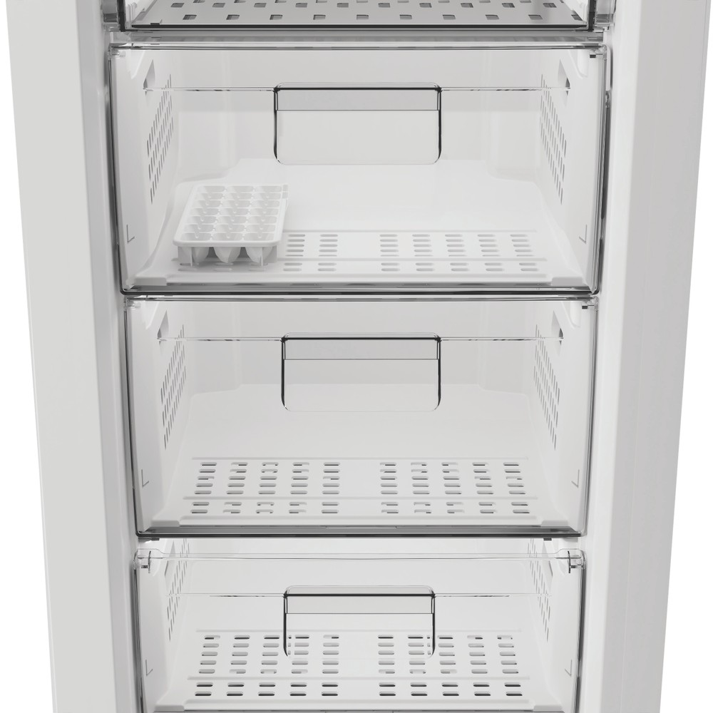 „Indesit“ Šaldiklis Laisvai pastatoma FINS 1261 S4E New Silver – ARC 1035 Drawer