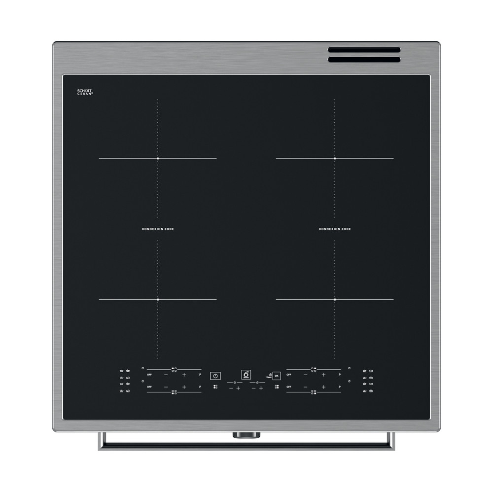 Whirlpool Cuisinière WS68IB8ACX/FR Inox Non Frontal top down