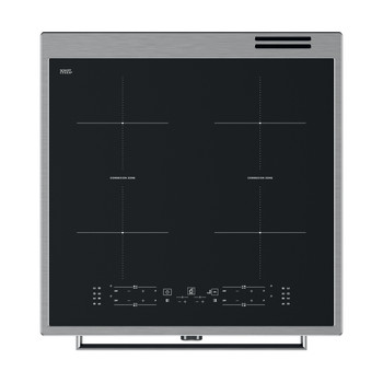 Whirlpool Cuisinière WS68IB8ACX/FR Inox Non Frontal top down