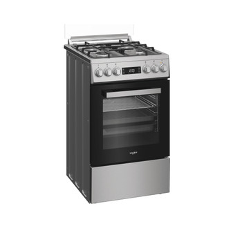 Whirlpool Sporák W5G8LMX Nerezová Plynová Perspective