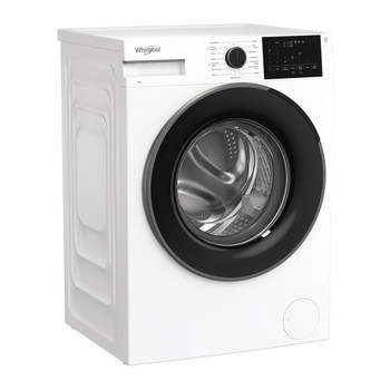 Whirlpool Vaskemaskin Frittstående WSPM 86WB EE Hvit Front loader A Perspective