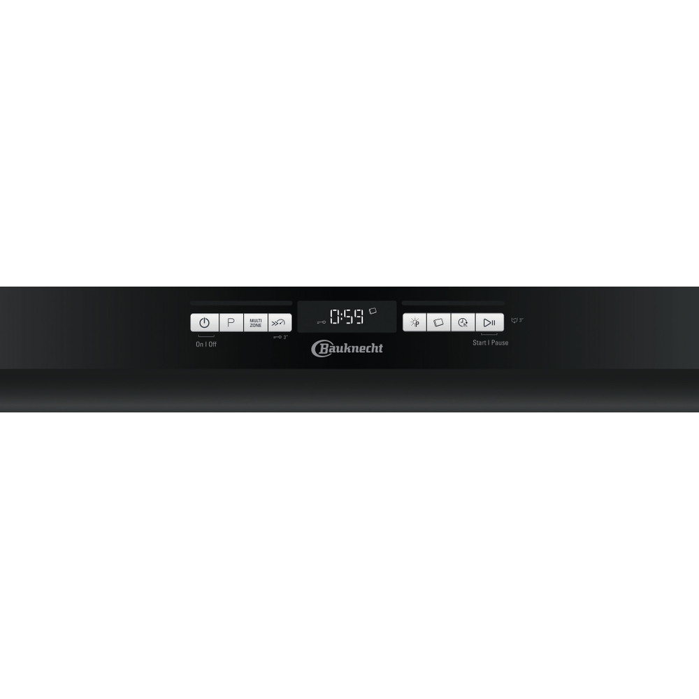 Bauknecht Geschirrspüler Einbaugerät BBO 3O41 PL X CH Teilintegriert C Control panel