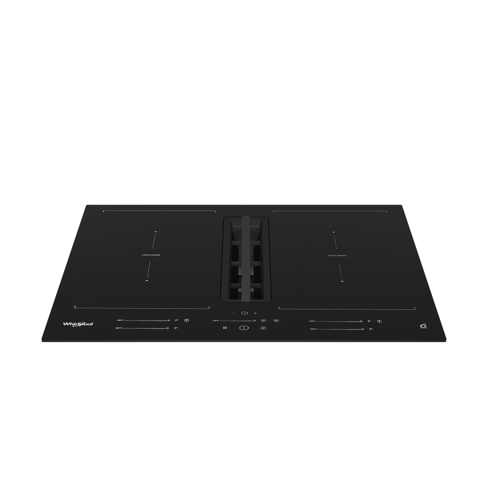 Whirlpool Venting cooktop WVH60FFB01 Preto Frontal top down