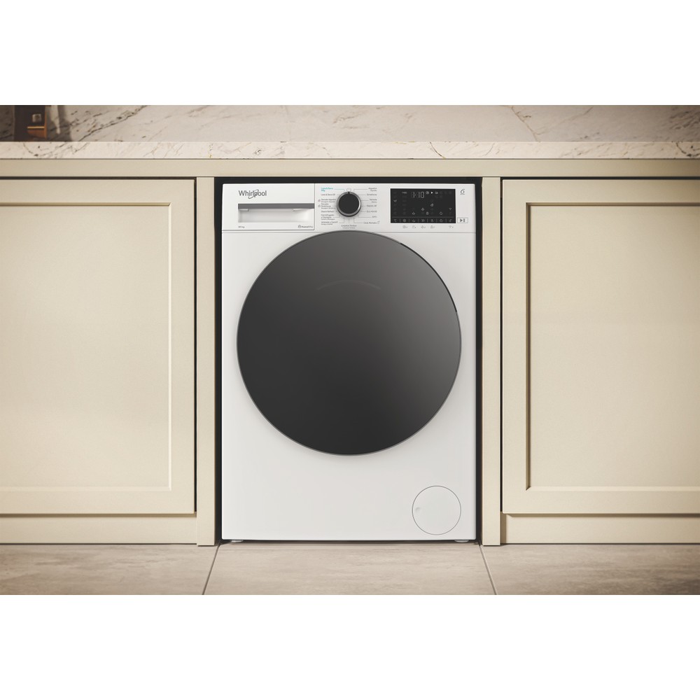 Whirlpool Lavadora secadora Libre instalación WAD 8536WBC SPT Blanco Cargador frontal Lifestyle frontal