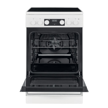 Whirlpool Tűzhely WS5V8CCW/E Fehér Electrical Frontal open