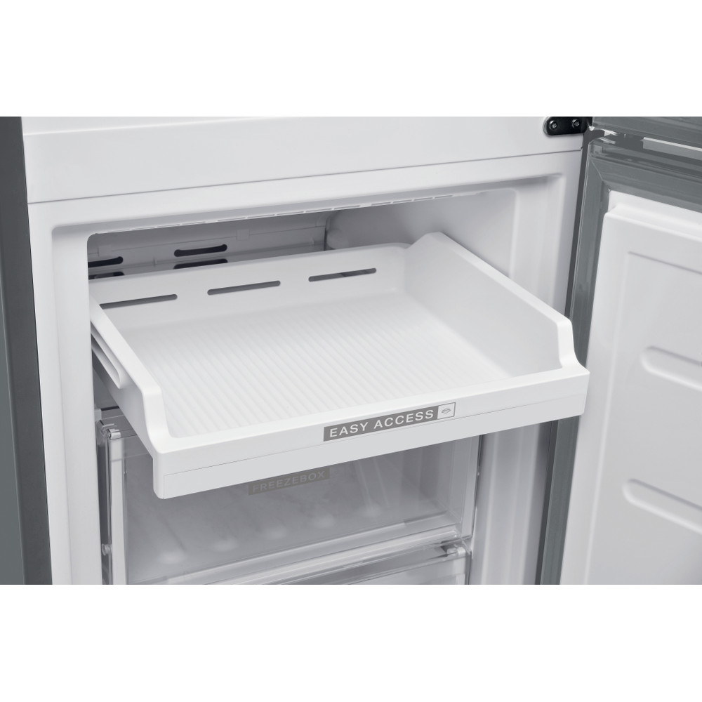 Whirlpool Hűtő/fagyasztó kombináció Szabadonálló W7 821O OX H Optic Inox 2 doors Drawer